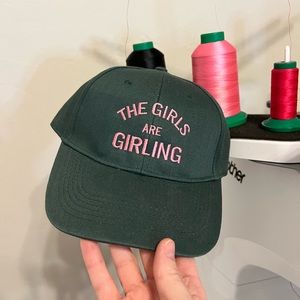 The girls are girling dad cap